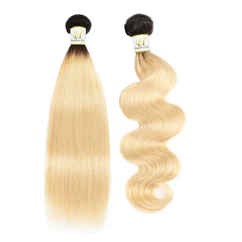 Brazilian hair ombre blonde bundles